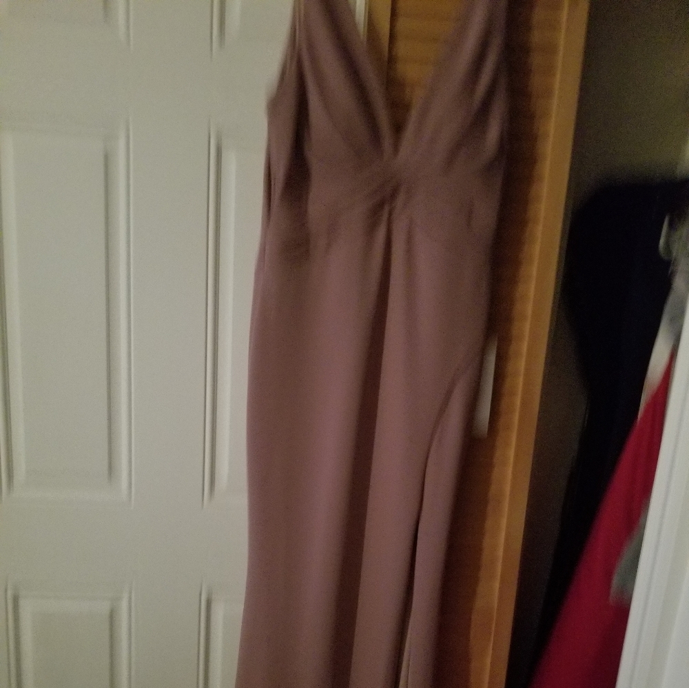 Dinner Dress Mauve and Elegant